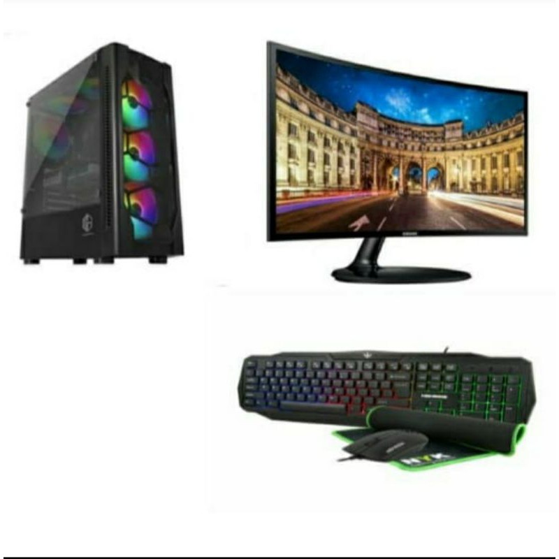 Paket Pc Gaming Rakitan Siap Pakai Ryzen 3 Pro 4350g Shopee Indonesia