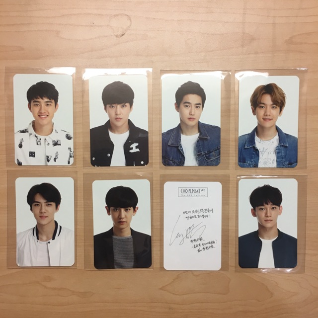 EXO EXOLUXION PHOTOCARD PC CHANYEOL/SUHO/CHEN/BAEKHYUN/XIUMIN/SEHUN/DO