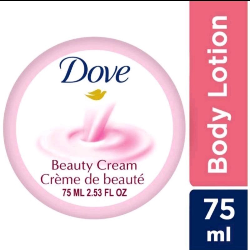 Dove Beauty Cream Lotion Pink Crème De Beauté 75mL