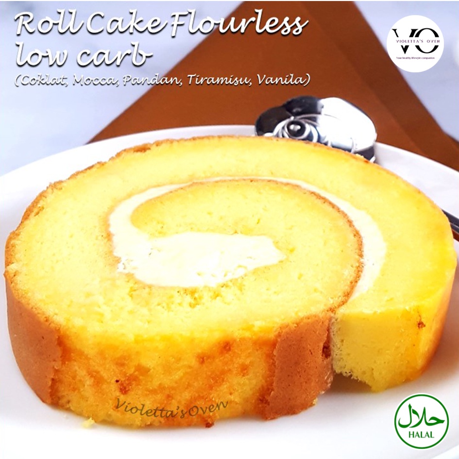 

ROLL CAKE FLOURLESS LOW CARB 14 cm