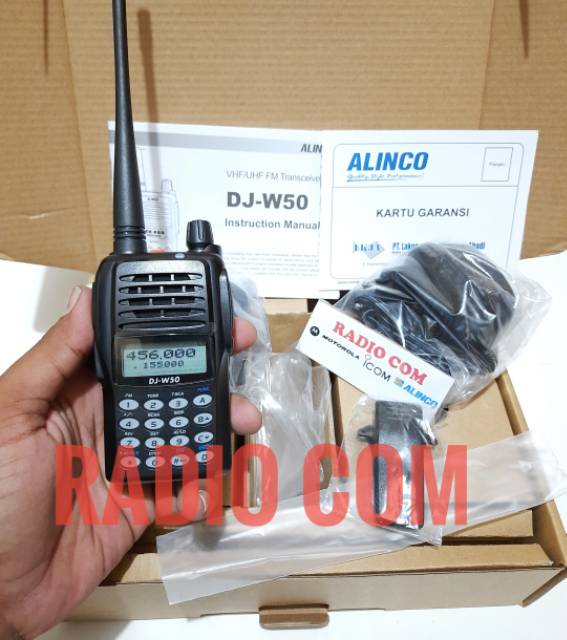 HT ALINCO DJ W50 DUALBAND / HT ALINCO DJ-W50 DUALBAND GANTI NYA ALINCO DJ W500 DUALBAND ORIGINAL