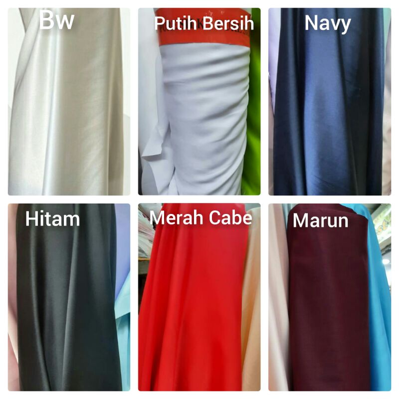 Kain Satin Maxmara. Bahan Satin Maxmara. Bahan/Kain Satin Maxmara Silk. Kain Satin Maxmara Premium