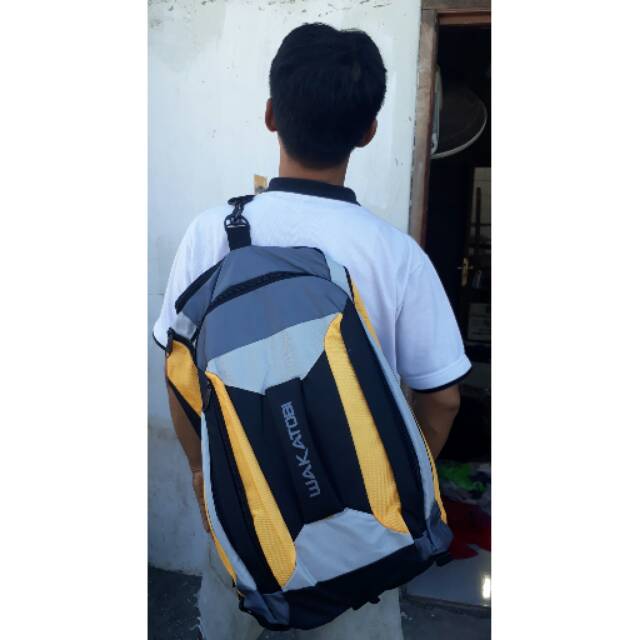 Tas 3 in 1 semi carrier gunung outdoor wakatobi kuning