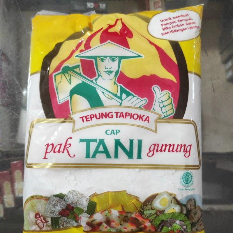 

Tepung tapioka Cap Pak Tani Gunung 500 gram