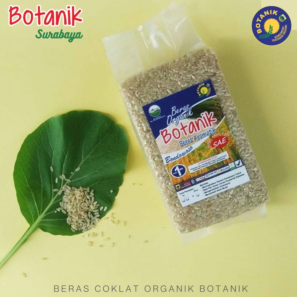 

Beras Organik Cokelat / Pecah Kulit - Botanik