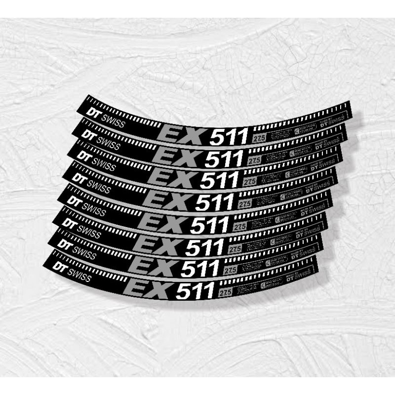 sticker decal RIMS MTB dt Swiss ex 511
