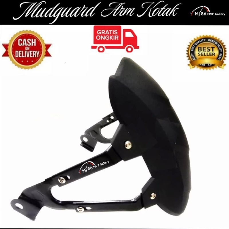 Mudguard Spakbor Kolong Belakang Penahan Lumpur Arm Kotak Motor Vixion Megapro Satria fu Mx King 150 Jupiter Mx 135 Sonic 150