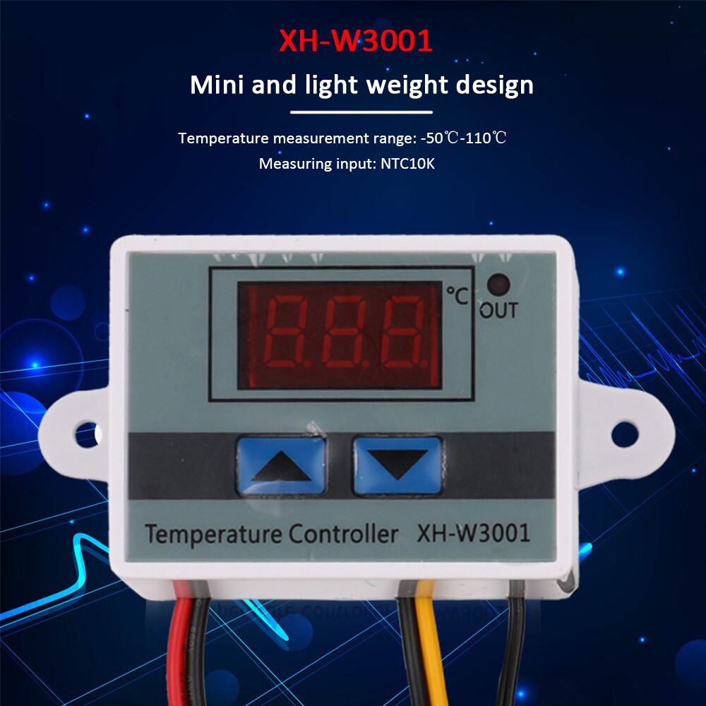 Pengatur Suhu XH-W3001 220V Thermostat Digital Temperature Controller Termostat