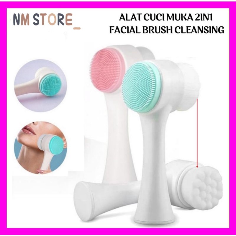 Facial Cleansing Brush | Sikat Wajah Cleansing Brush/Alat Pembersih Wajah Brush