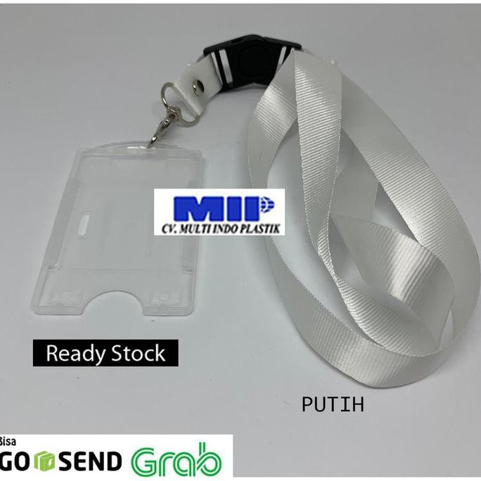 

Promo Awal tahun Tali ID Card/ casing ID Card/ nametag/kantong panitia/ tali lanyard - Putih Cuci
