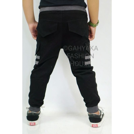 NEW CELANA ANAK JOGGER LIST BAHAN KATUN MELAR ADEM HALUS DAN TEBAL