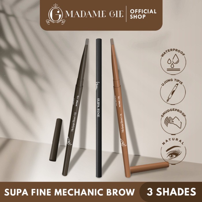 *galerybeautysemarang* MADAME GIE SUPA FINE THIN EYEBROW MECHANIC BROW EYEBROW