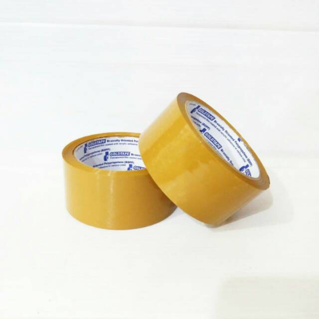

Lakban Gold tape Coklat 2'X72 YD