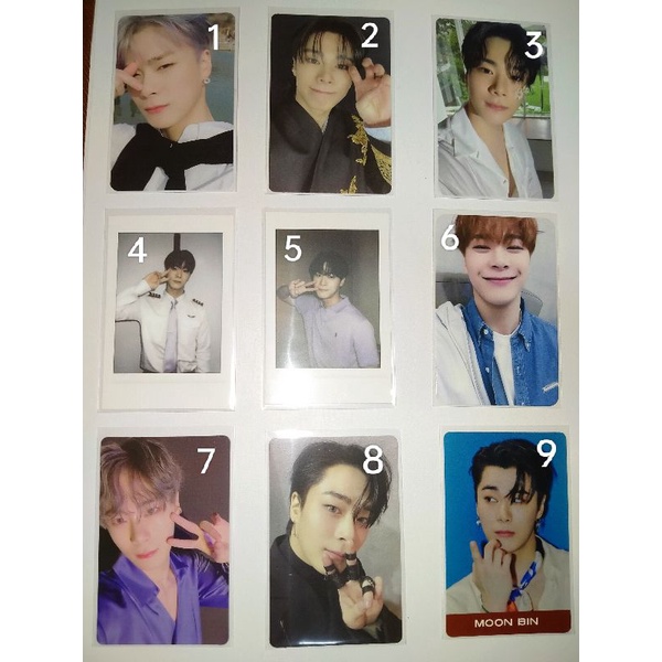 PC PHOTOCARD POLAROID OFFICIAL ASTRO MJ | JINJIN | CHA EUN WOO | MOONBIN | ROCKY | SANHA