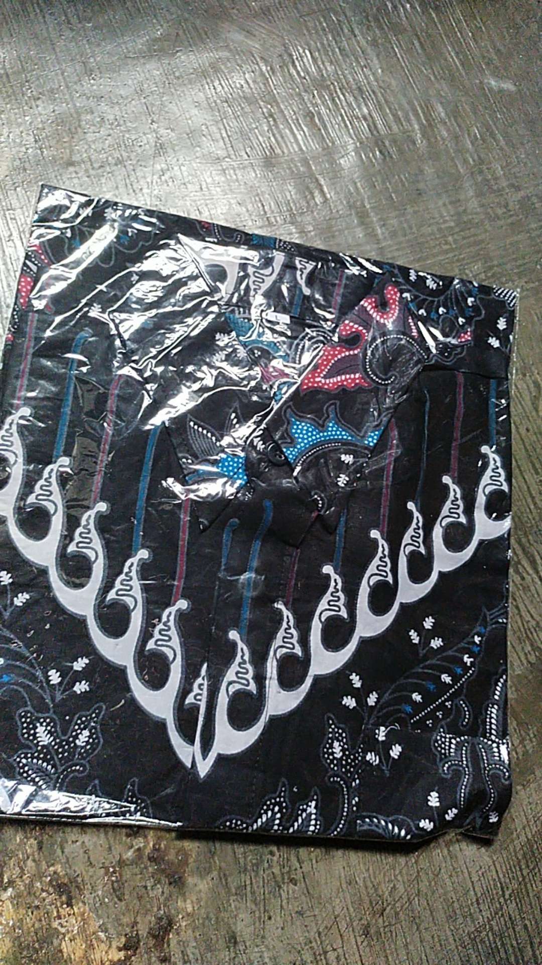 Bswart Batik Hrb026 Kenongo Hem Batik Manggar Coklat Kemeja Batik Pria, Baju Batik Pria, Hem Batik