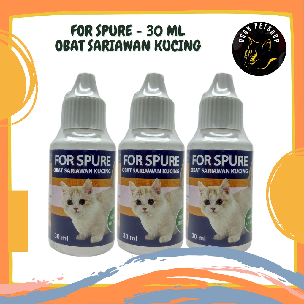 FOR SPURE Obat Sariawan untuk kucing 30ml