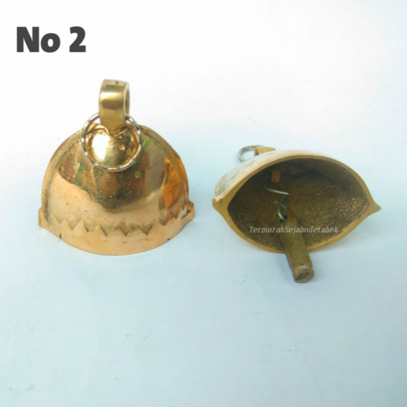 Lonceng Sapi kuningan klontongan sapi kuningan genta kuningan bandul sapi bahan kuningan