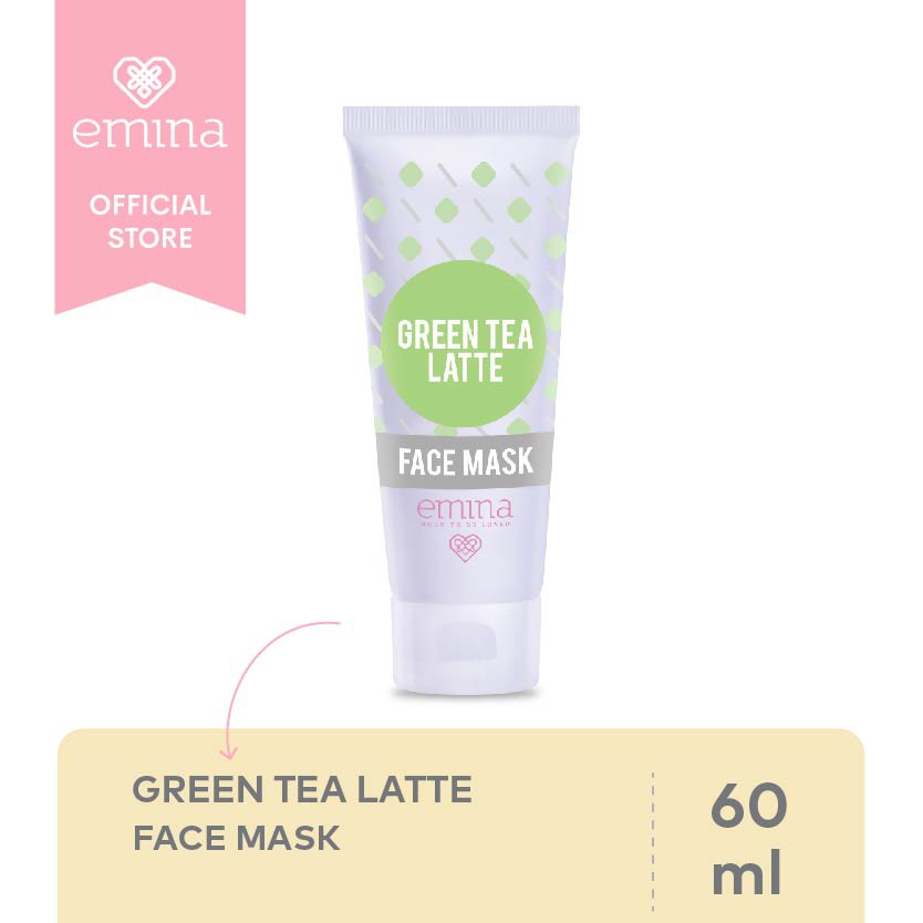 Emina Green Tea Latte Face Mask 60 ml | Shopee Indonesia