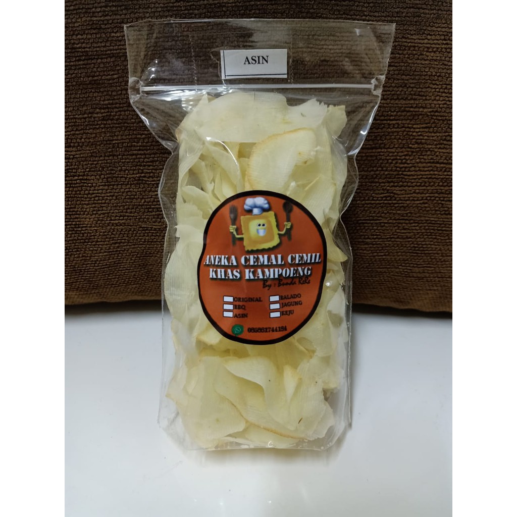 

KERIPIK SINGKONG - ASIN GURIH - 100 Gram