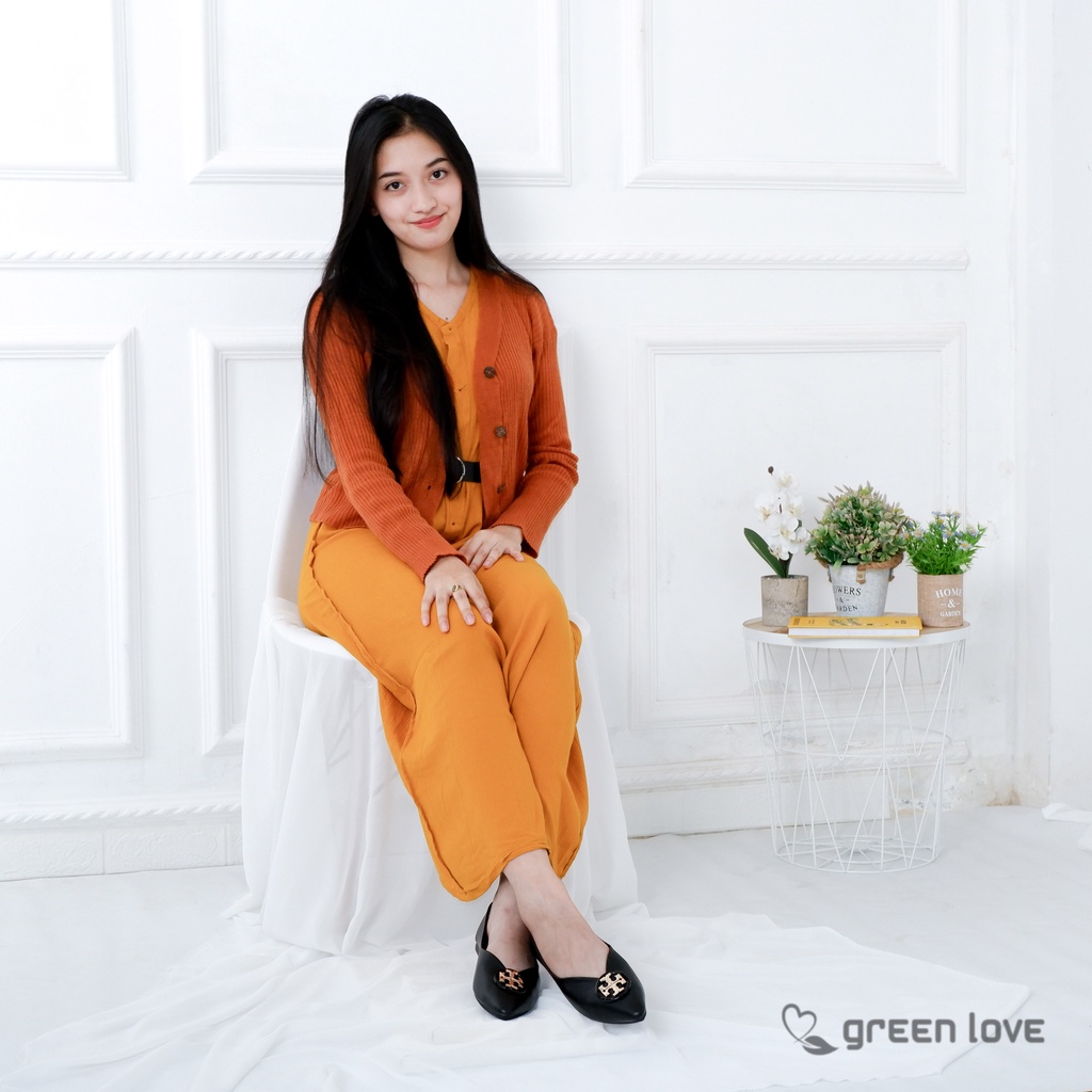 Green Love Sepatu Flat GISSELE