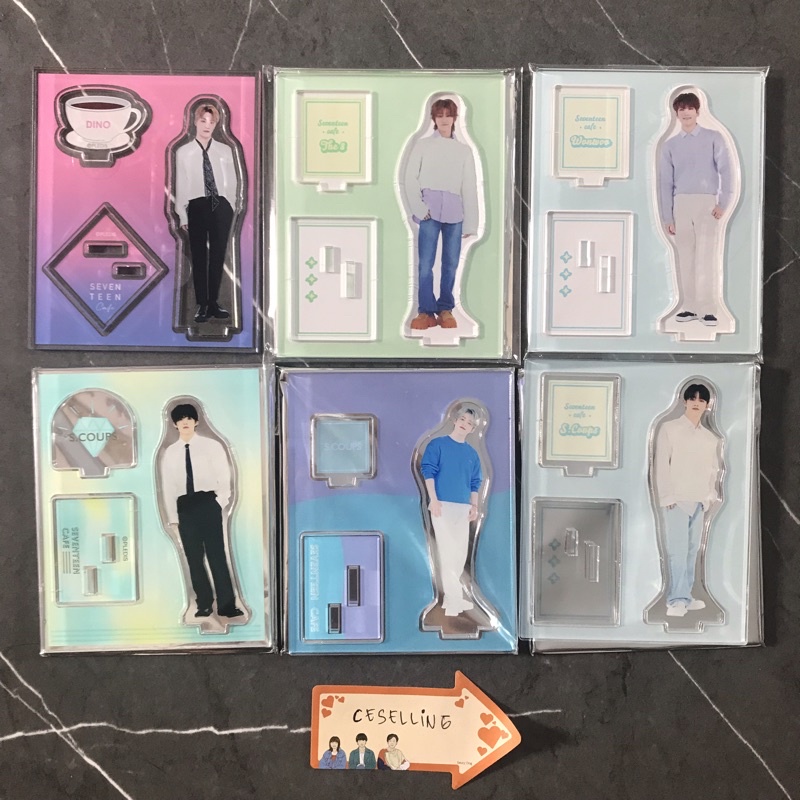 SEVENTEEN - Cafe Museum Official Acrylic Standee (S.Coups Seungcheol Dino) Clearance Sale