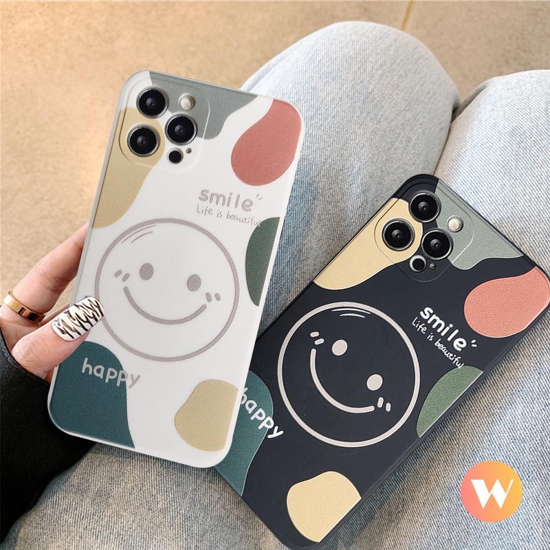 Soft Case Tpu Motif Kartun Smiley Cover Infinix Note 8 11 10 Play 10 Lite 10T 9 Play 10S Smart 5 6