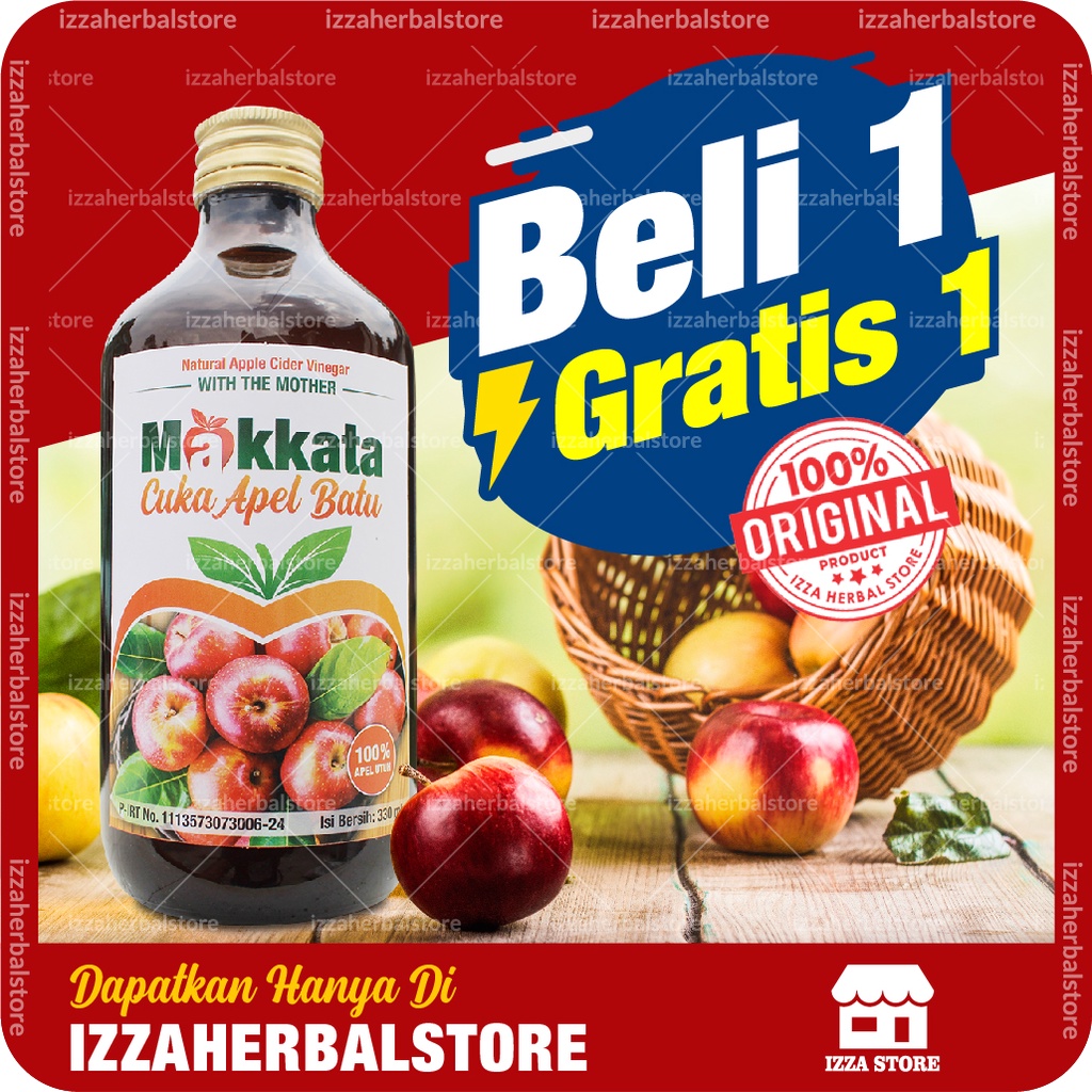 CUKA APEL MAKKATA Original Untuk Wajah MINUMAN Bragg Tahesta Vinegar Sw Organik Heinz Dari BPOM