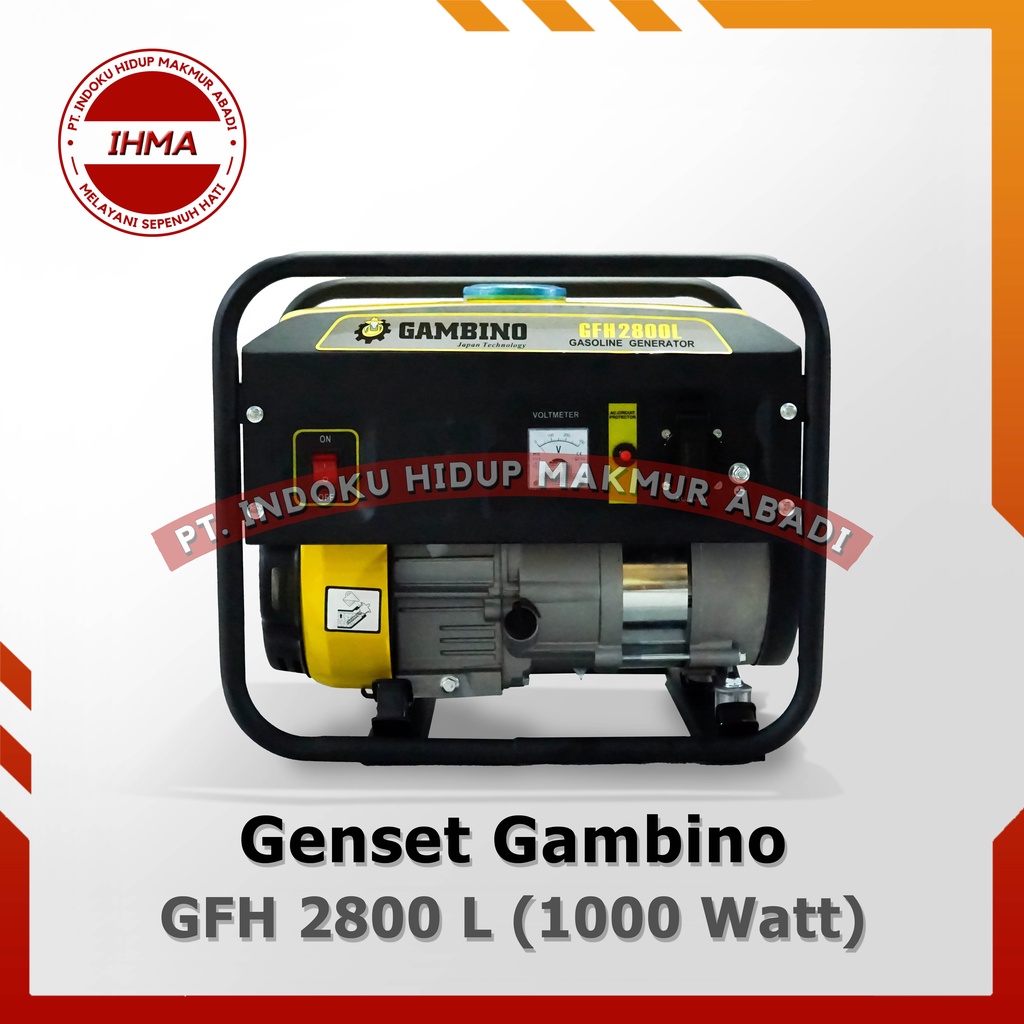 Gasoline Generator Genset Listrik Bensin Gambino GFH 2800 L