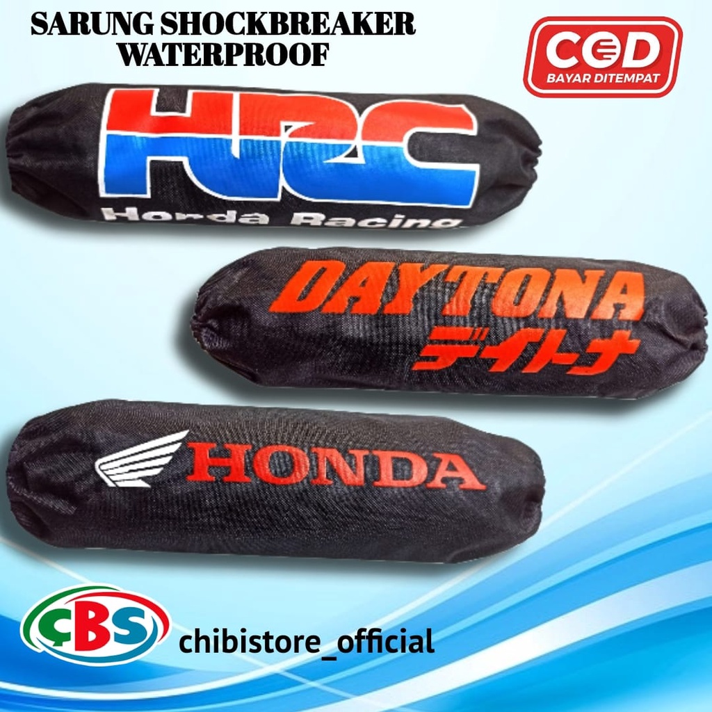 SARUNG SHOCKBREAKER/COVER SHOCKBREAKER SOK MOTOR HRC DAYTONA HONDA