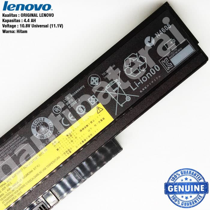 Baterai Laptop Lenovo Thinkpad X220 X220i X220s 42T4865 Original