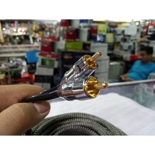 Kabel RCA LM Audio 3 meter Gold Plated Connector