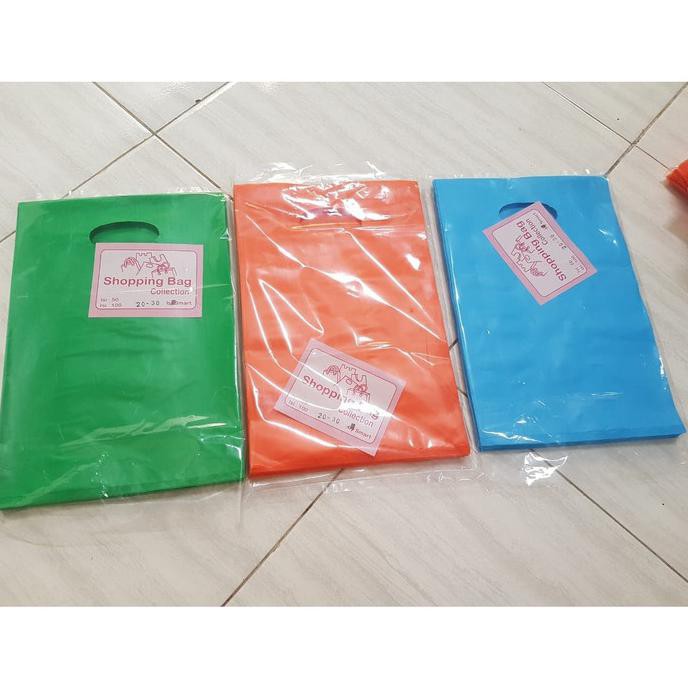 

Monggo] Plastik Plong Warna Uk 20X30Cm Isi 50Lembar