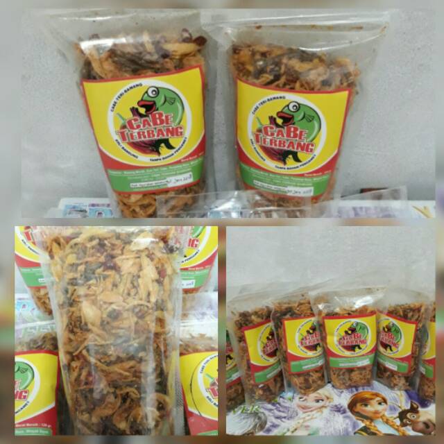 

Cabe terbang (cabe,teri dan bawang)
