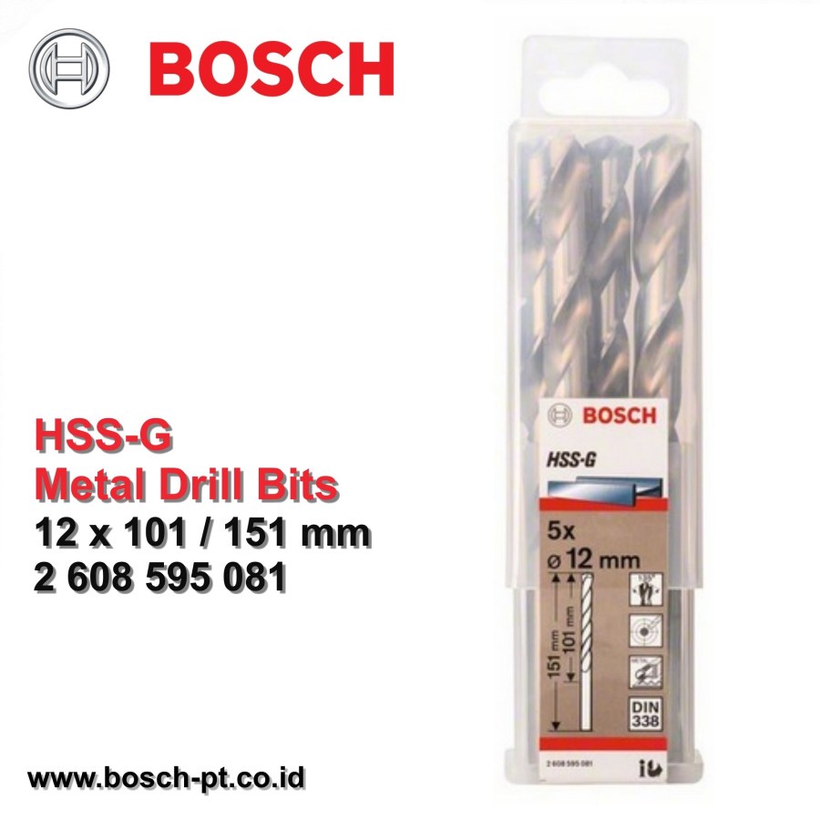 MATA BOR BESI BOSCH HSS-G ORIGINAL!!