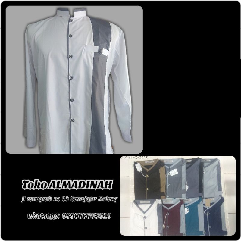 baju muslim Allebas madani