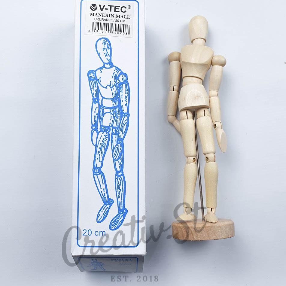 

[DISCOUNT 0BH53] Manekin Kayu Gambar 14 cm 20 cm Ready stock