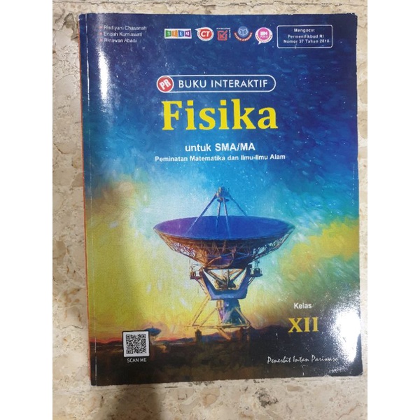 Buku PR interaktif Fisika SMA kelas 12 XII Penerbit Intan Pariwara
