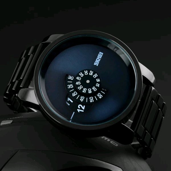 Jam Tangan Pria Skmei Original Model Casio Seiko Gold Black Ps015