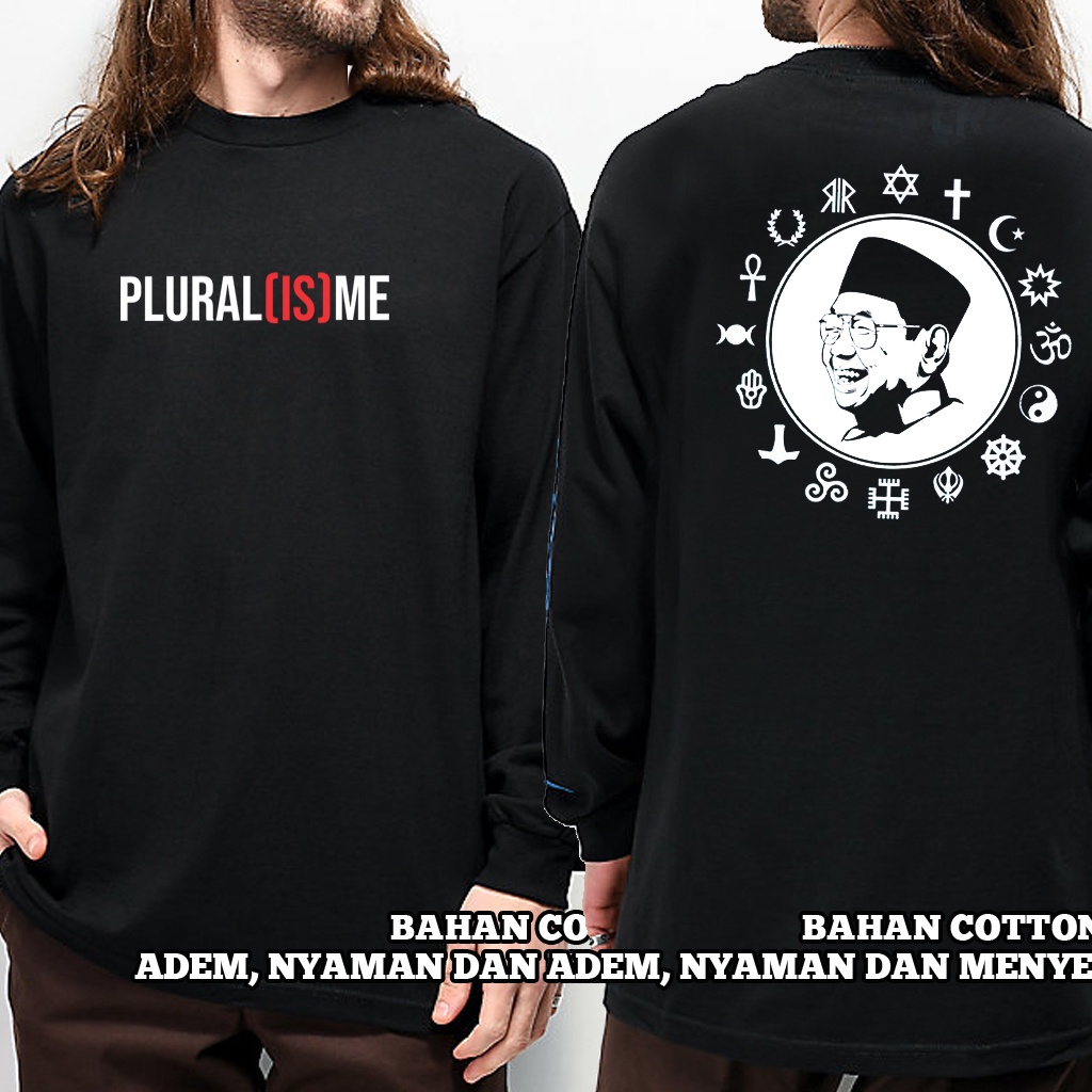 KAOS PLURALISME GUSDUR JUMBO BIG SIZE 2XL 3XL 4XL