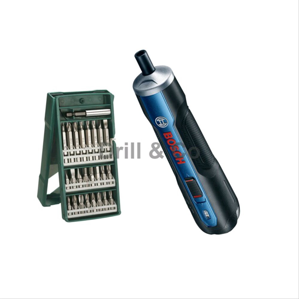 paket BOSCH GO dan mata obeng BOSCH 25 PCS bor obeng listrik bosch Berkualitas
