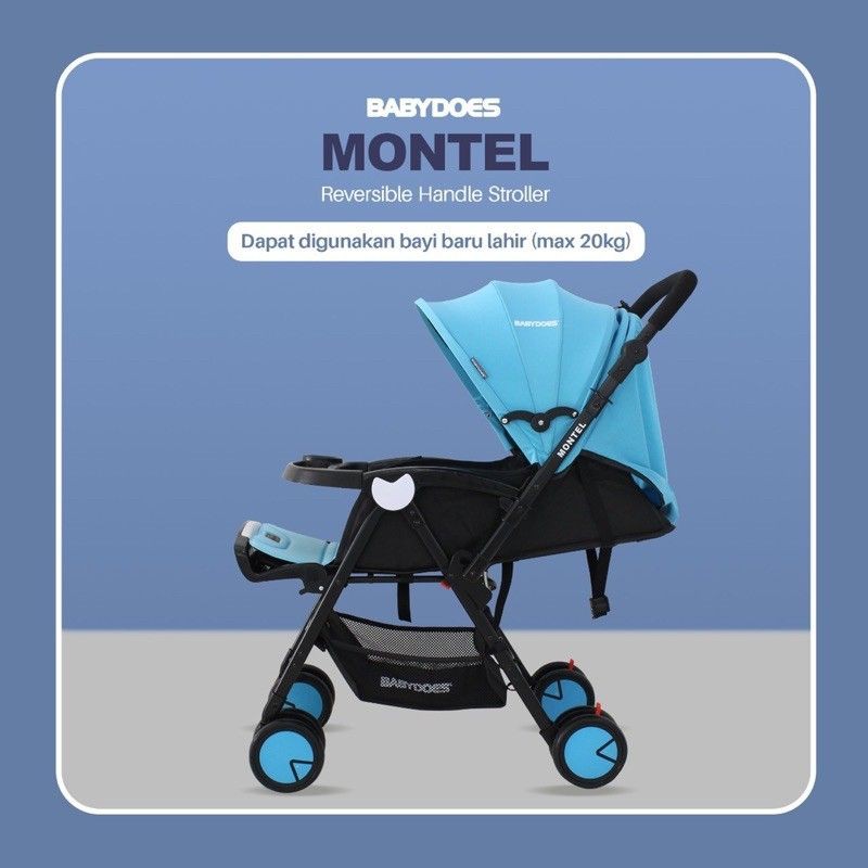 Stroller Reversible BabyDoes Montel / Kereta Dorong Bayi