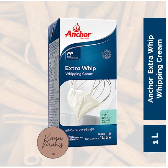 Anchor Extra Whip Whipping Cream 1000ml / 1L