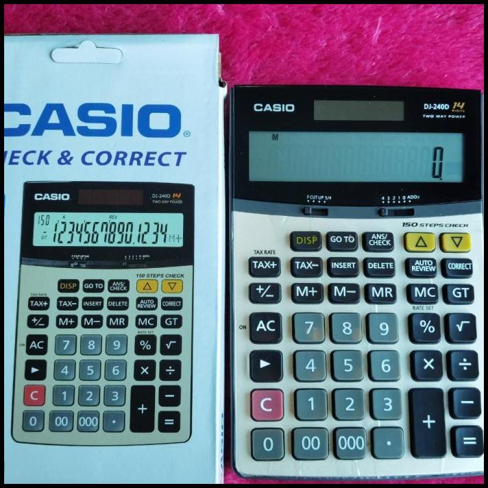 

Kalkulator Casio Dj 240D 14Angka