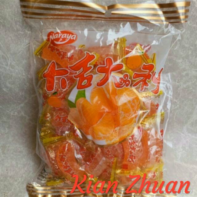 Naraya Orange Jelly Candy 200gr / Permen Naraya Jeruk Jelly