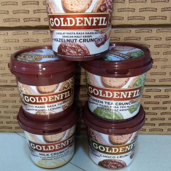

Best Seller!! KODE-234 Goldenfil Choco Crunchy / Selai Crunchy (REPACK 250GR)