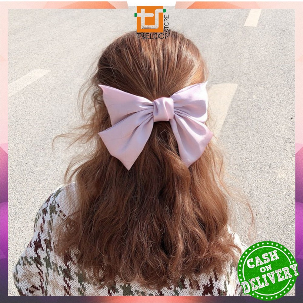 OFM-C160 Ikat Rambut Pita Besar Kuncir Rambut Hairband Aksesoris Wanita Kunciran Rambut Korea Style-6