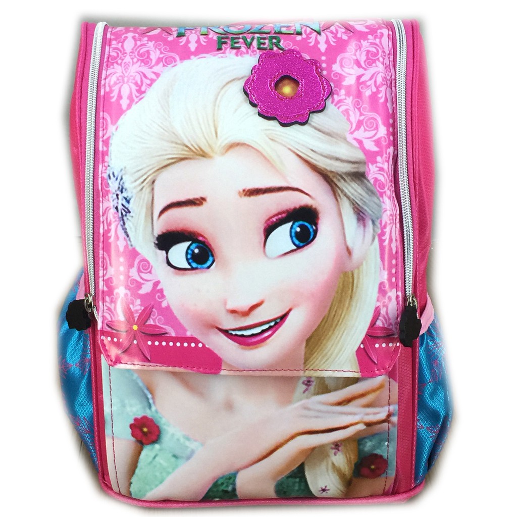 Tas Ransel Sekolah Anak TK JepanFever Elsa Ribbon 3D Timbul S TAS ELSA ANA ANNA