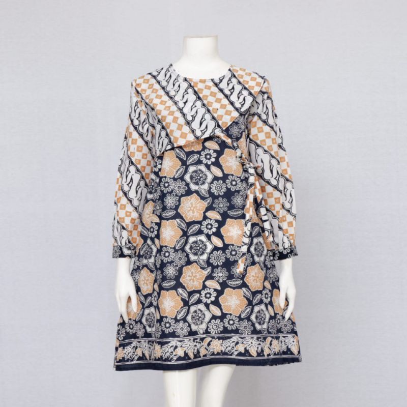 Tunik batik kerja modern