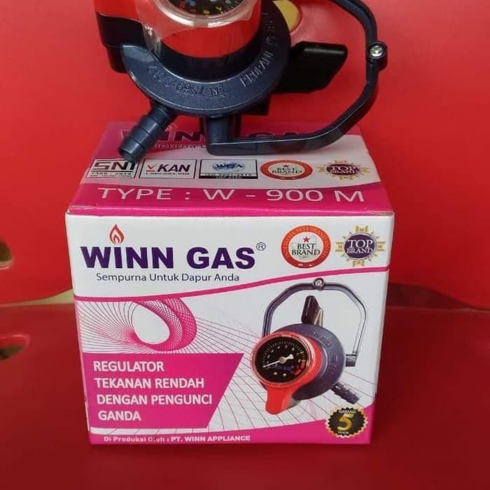 Paket Regulator Winn Gas / Win Gas W 900 M, Tekanan Rendah Pengunci Aman