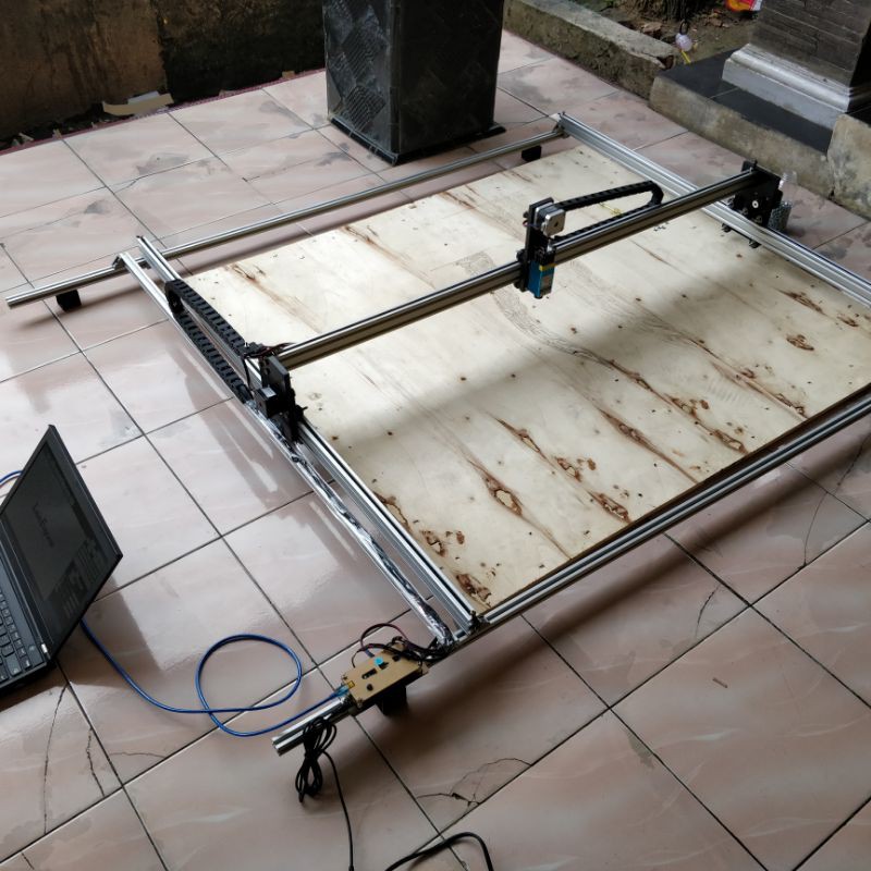 Cnc laser 3500mw upgrade body drag chain kabel rapi dan lainnya bisa custom sesuai keinginan anda